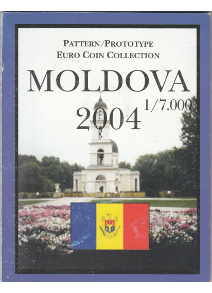 MOLDOVA  2004 serie completa 8 monete Pattern FDC